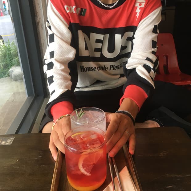 Deus moto jersey Crimson Red