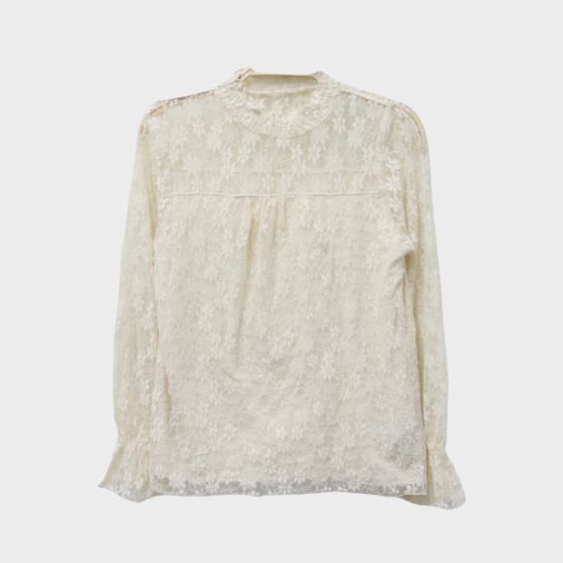 얼스 뮤직 레이스 블라우스 62425