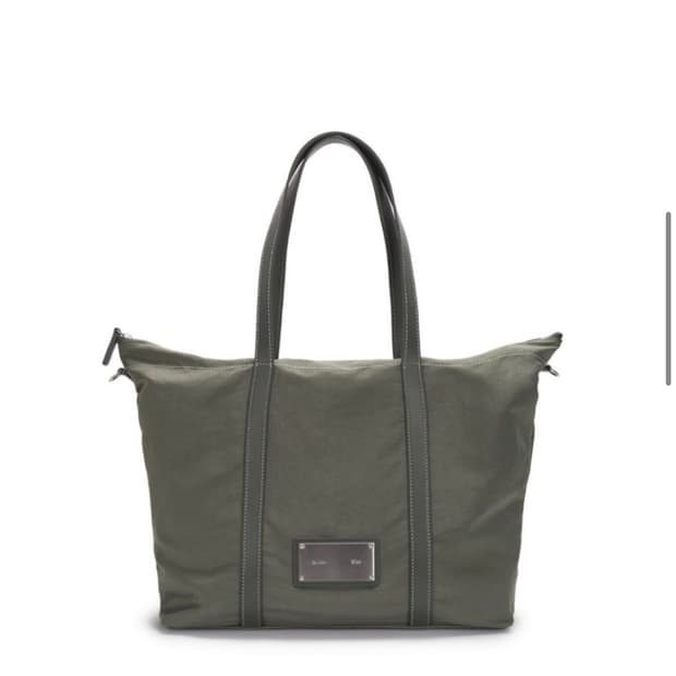 마뗑킴 패브릭 뉴 쇼퍼백 카키 가방