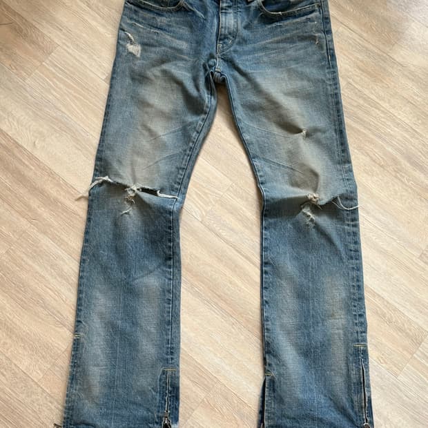 RICO 리코 Side Zipper Bootcut Denim 사이드 지퍼