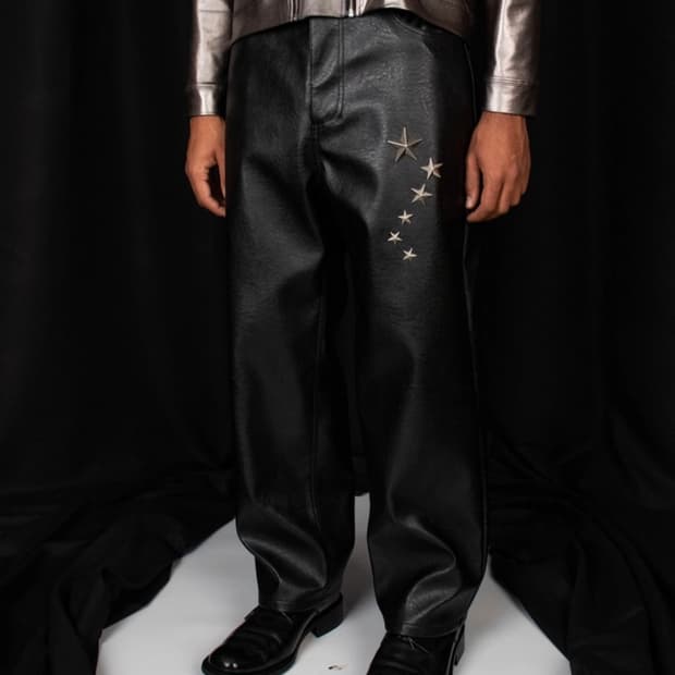 모자이크 소사이어티 레더 팬츠