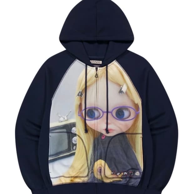 코이세이오 브라이스 후드집업 네이비