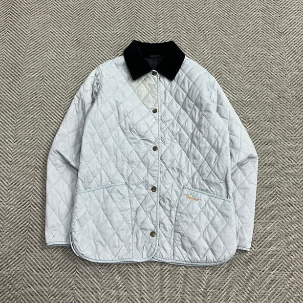바버 코듀로이 카라 퀼팅 자켓 v5609 