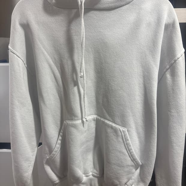 90s 러셀후드 화이트 m