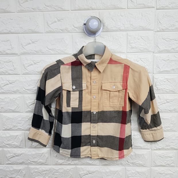 버버리 남방 키즈 3Y 98cm (90/52)