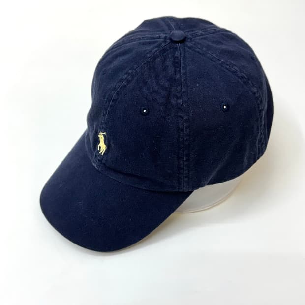 Polo 폴로 랄프로렌 네이비 색상 옐로우 포니 볼캡