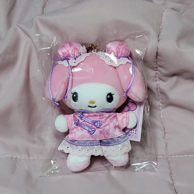 마이멜로디 중화풍 무뉴구루미 마스코트 미개봉 새상품