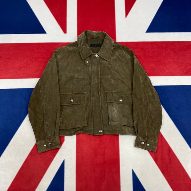 자라 돈피 스웨이드자켓 여성 XS 실측 55 