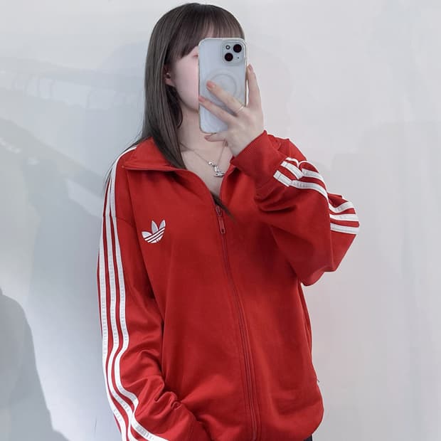 아디다스 파이어버드 레드 트랙탑