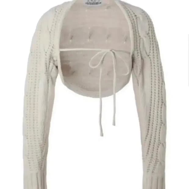 쓰리타임즈 볼레로 가디건 아이보리