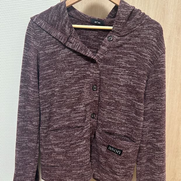 애즈온 선데이 후드 가디건