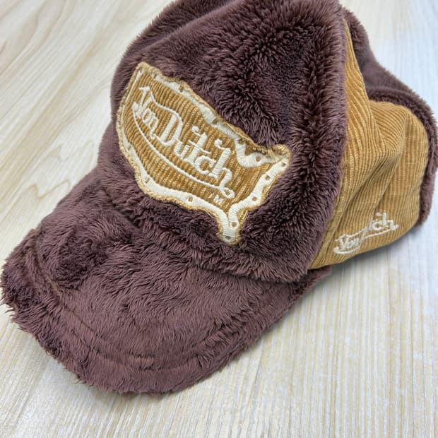 본더치 퍼 코듀로이 볼캡