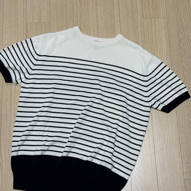 부기홀리데이 07 KNITTED MARINE T-SHIRT (navy)