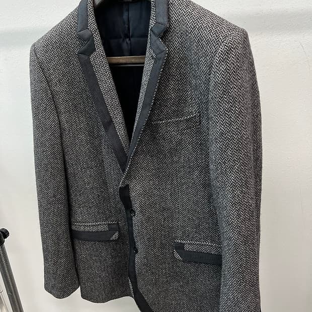 105) 돌체앤가바나 파이핑 헤링본자켓 