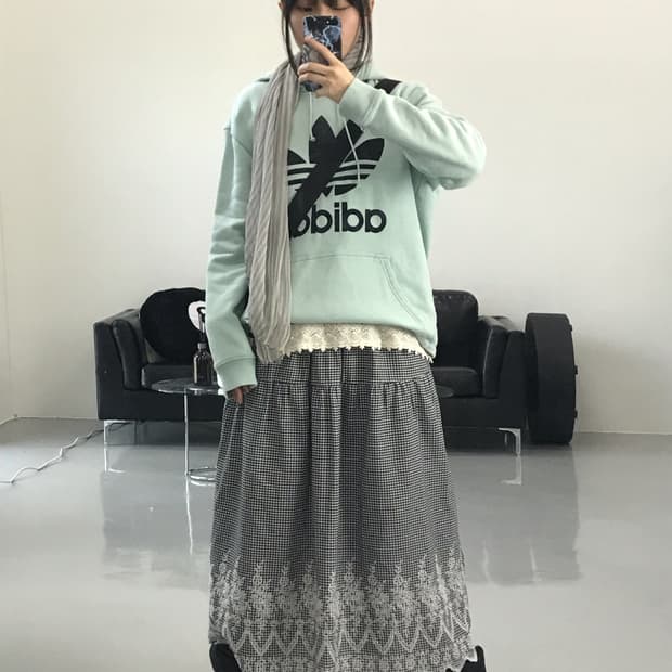 Adidas Mint Graphic Hoodies