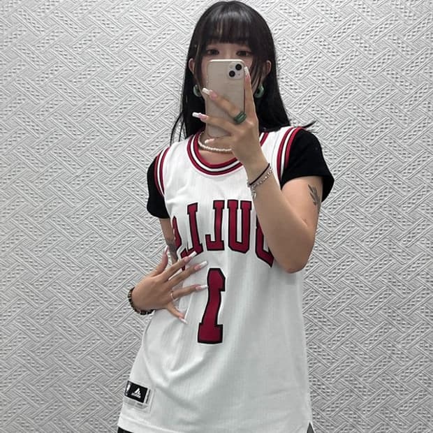 아디다스 시카고 불스 데릭 로즈 1번 마킹 나시 유니폼 S C13870