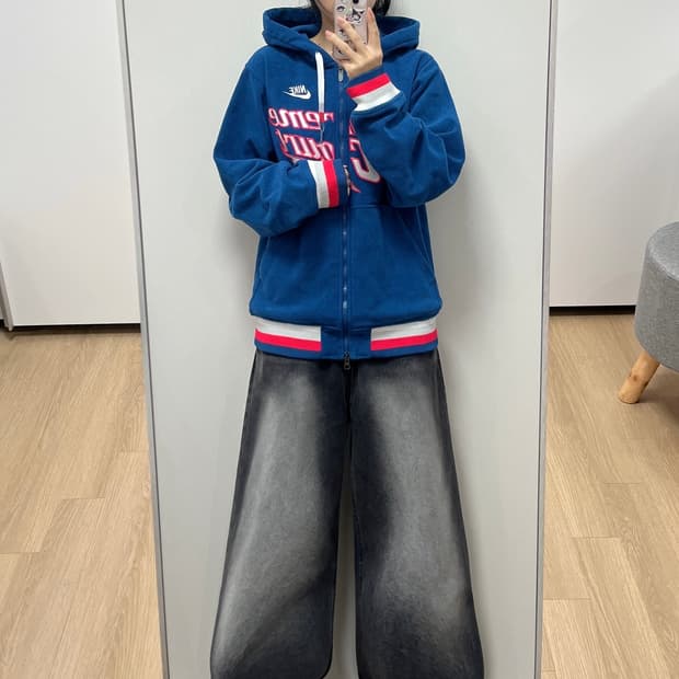 나이키 슈프림 코트 플리스 후드집업