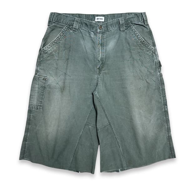 Carhartt Boro Sashiko Distressed Shorts