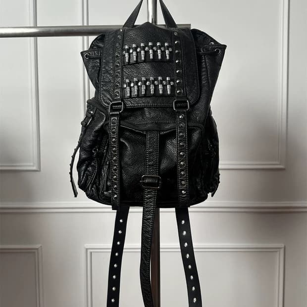 Opium Bullet Leather Backpack