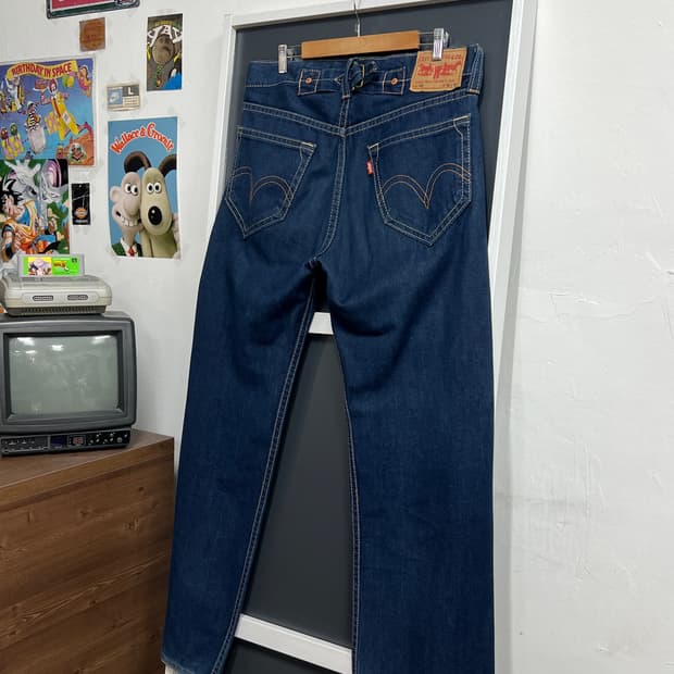 Levis Type1 902 리바이스 와이드핏 인디고 데님 팬츠