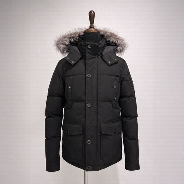 Moose Knuckles 퍼 후드 다운 파카