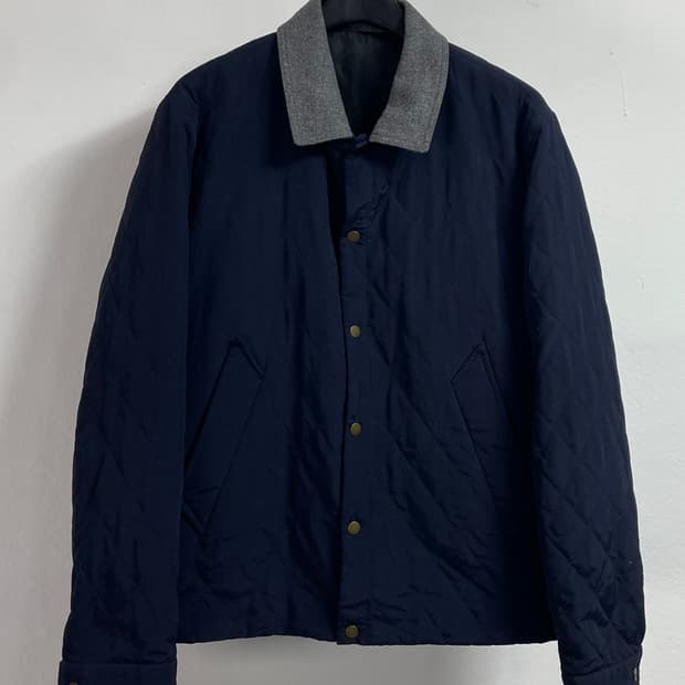 아미 네이비 퀼티드 자켓 (on.438)