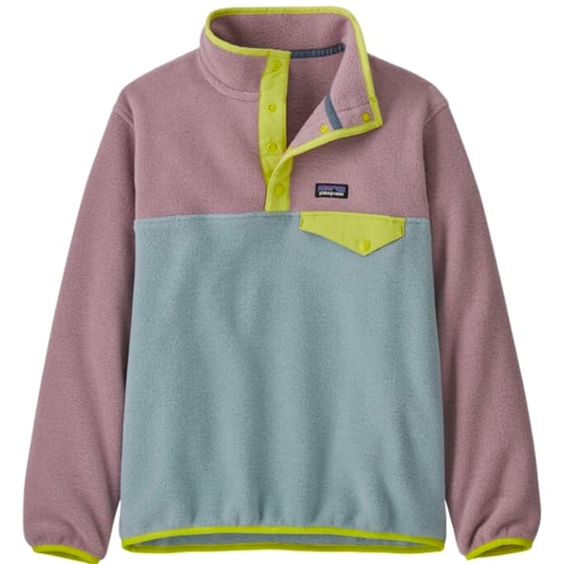 (키즈) 파타고니아 라이트웨이트 신칠라 스냅-T 플리스 풀오버 써멀 블루