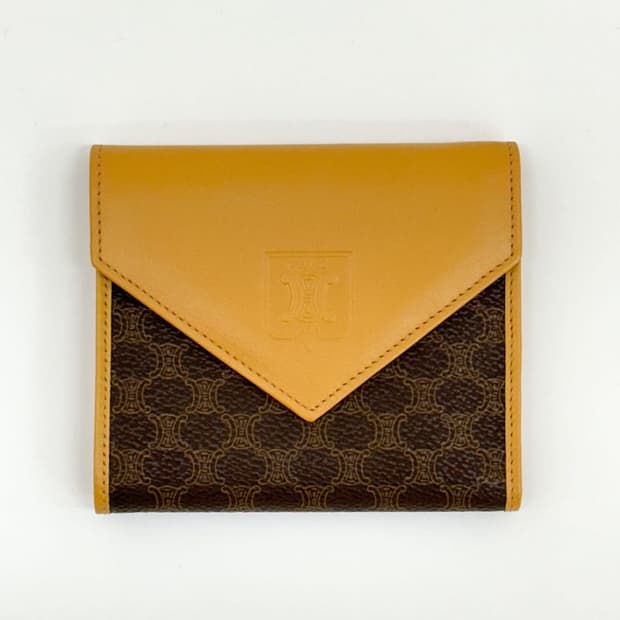 celine / 셀린느 브라운 마카담 반지갑