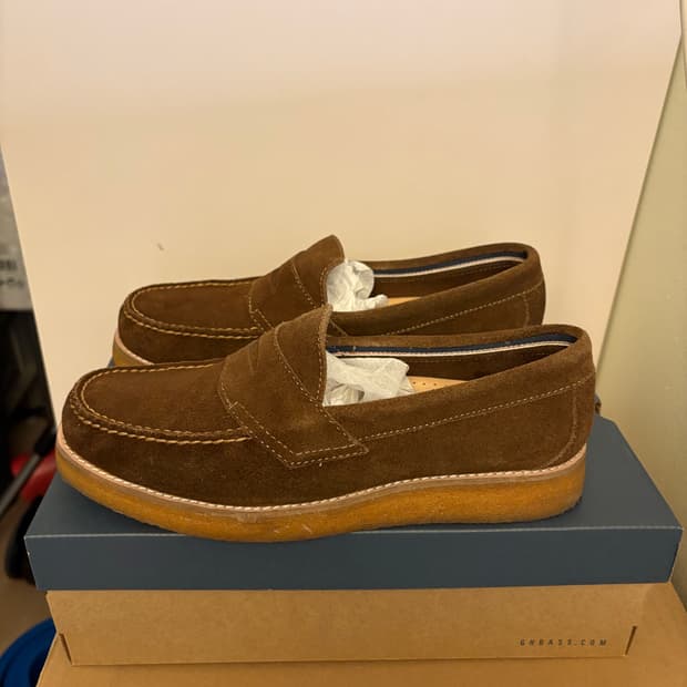 G.H. BASS & CO. 스웨이드 페니 로퍼 8.5(265)