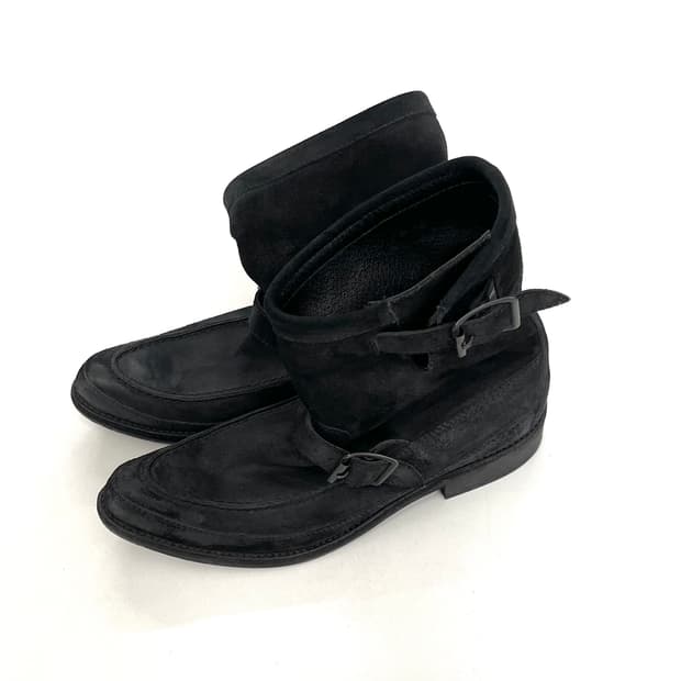 리미푸 디스트레스드 레더 엔지니어 부츠