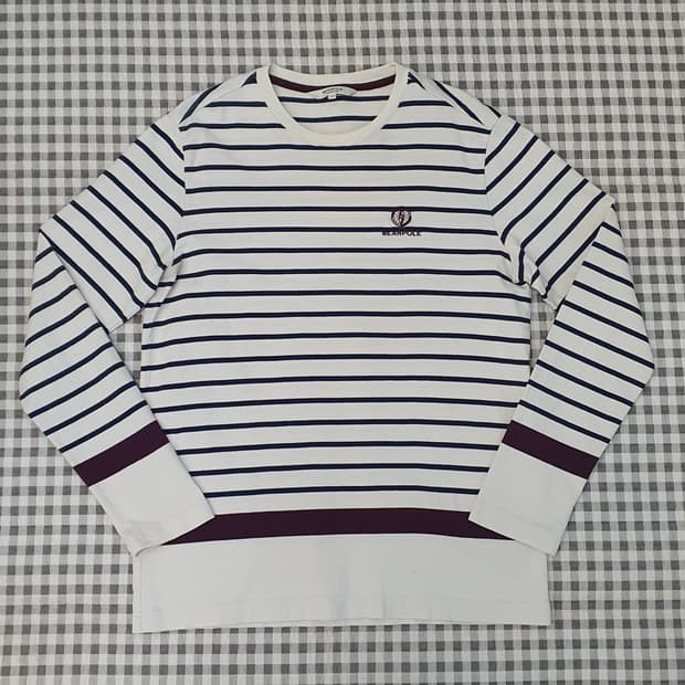 빈폴 스트라이프 얇은 면티 남자95
