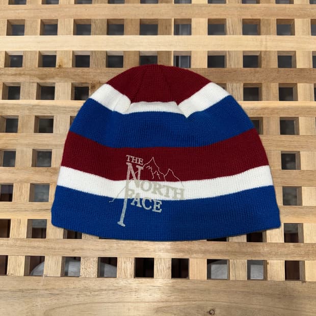 노스페이스 스트라이프 마운틴 비니