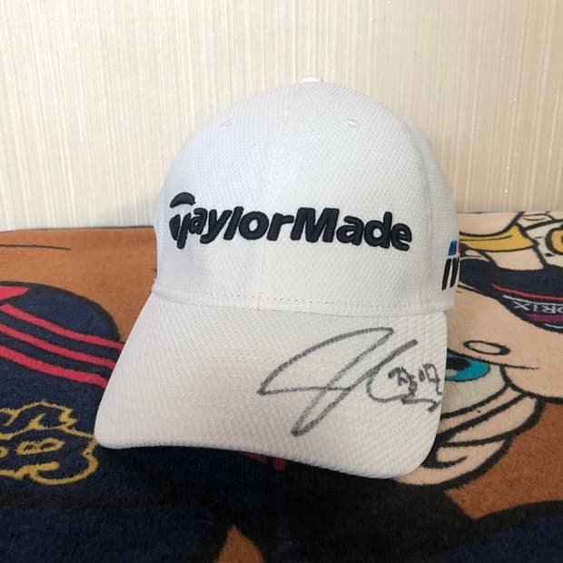 테일러메이드X뉴에라골프 골프모자 장이근프로 싸인모자