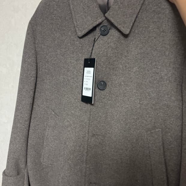 무신사 스탠다드 숏코트 울 블랜드 오버사이즈 쇼트 발마칸 코트