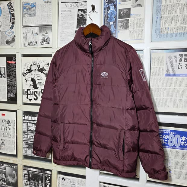 디키즈 덕다운 와인 경량 패딩 점퍼