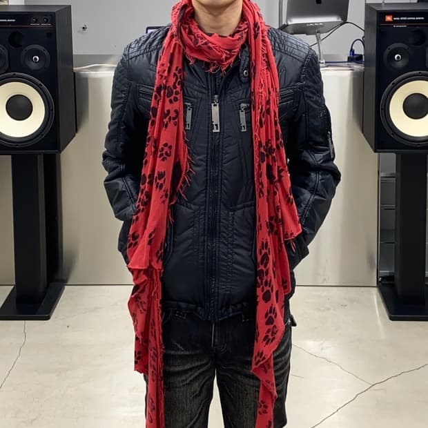 히스테릭 글래머 캣 포즈 스카프