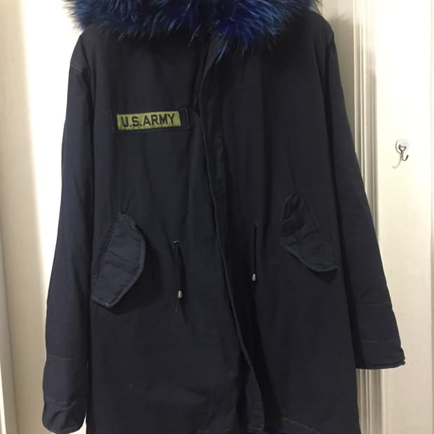 AS65 / M65 네이비 블루 코요테퍼 야상 / S (100)