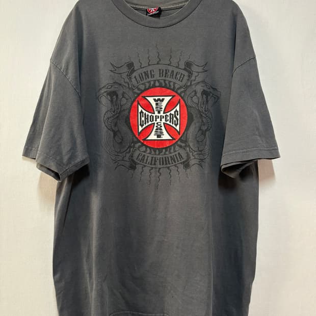 [XL] 00's West Coast Choppers Snake 티셔츠