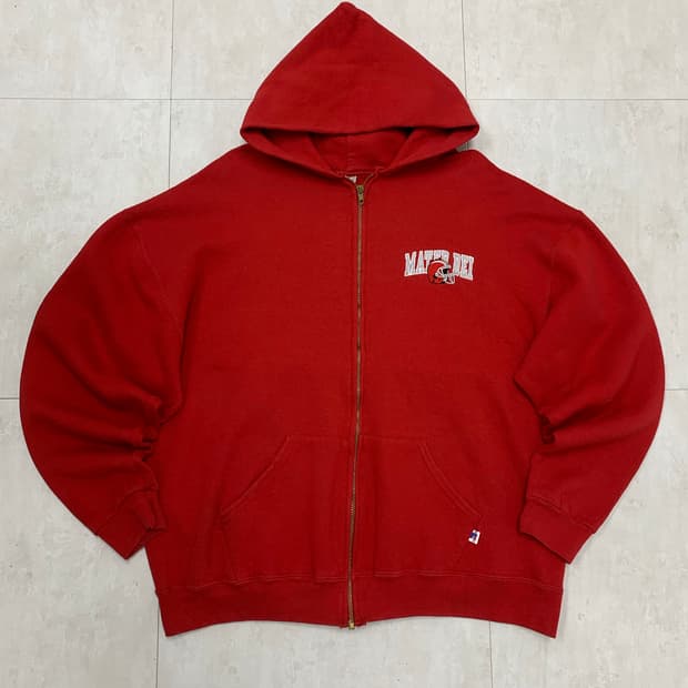 Rusell  레드 후드집업 #391