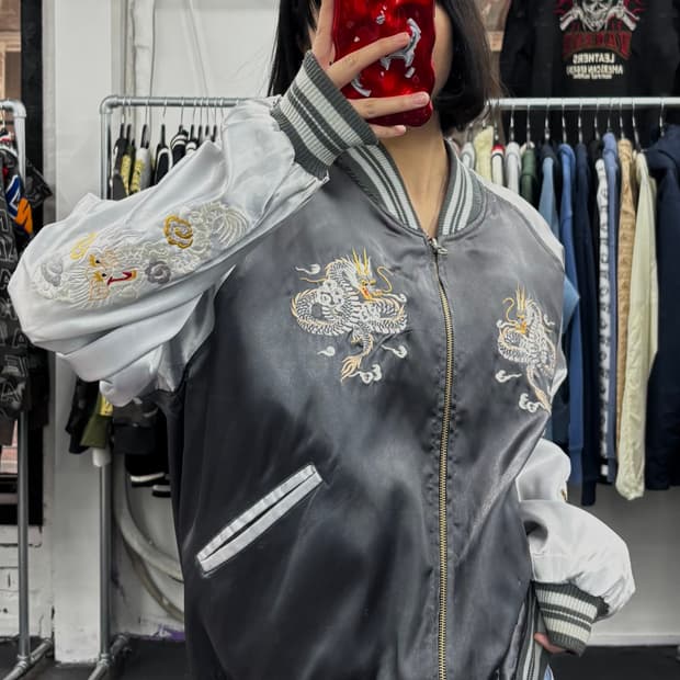 VTG 오리엔탈 리버시블 스카잔