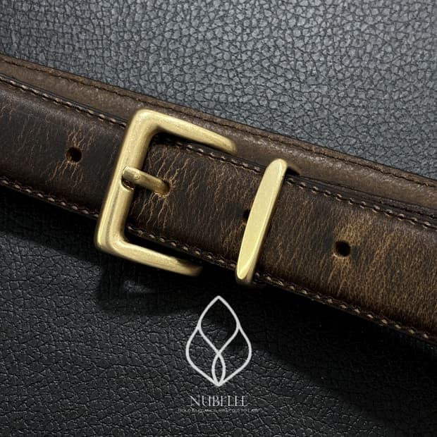 🌗 Vintage leather belt / 이태리 빈티지 가죽 벨트