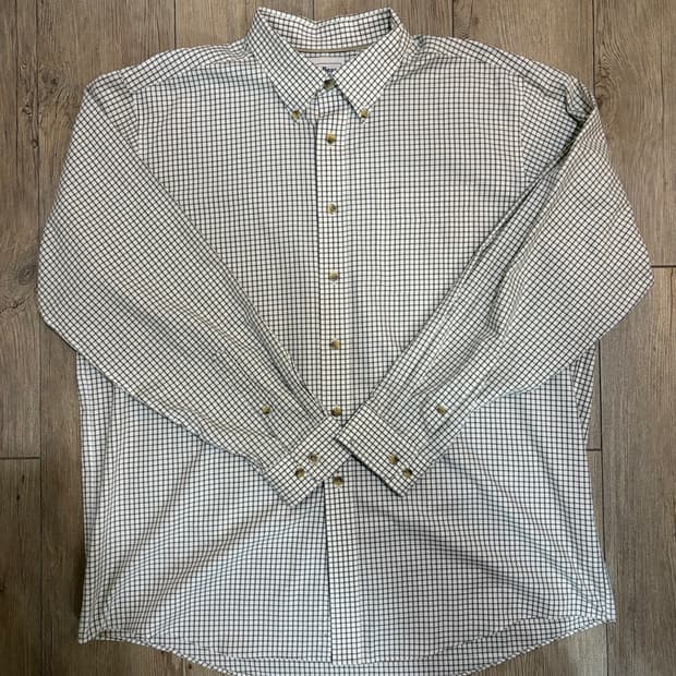 XL) 엘엘빈 체크셔츠