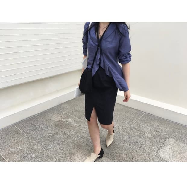 havebin ruffle shirts 해브빈 셔츠
