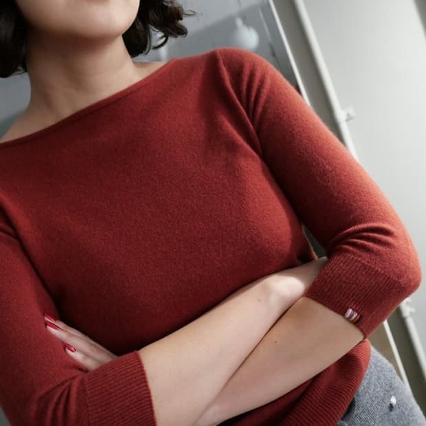 extreme cashmere 보트넥 니트