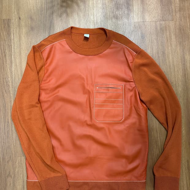 Berluti 레더 니트