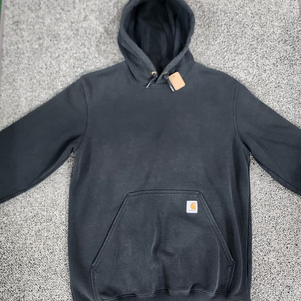 칼하트(Carhartt) 블랙 후드 티셔츠