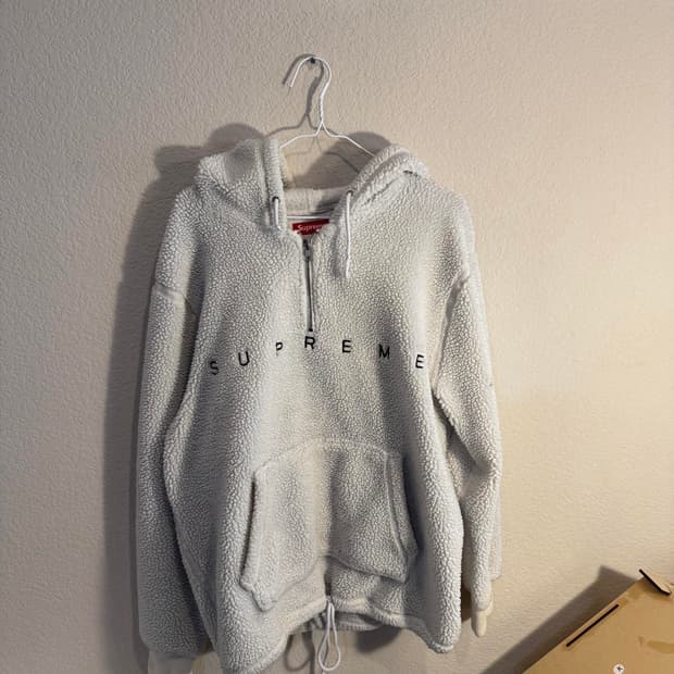 슈프림 쉐르파 플리스 풀오버 자켓