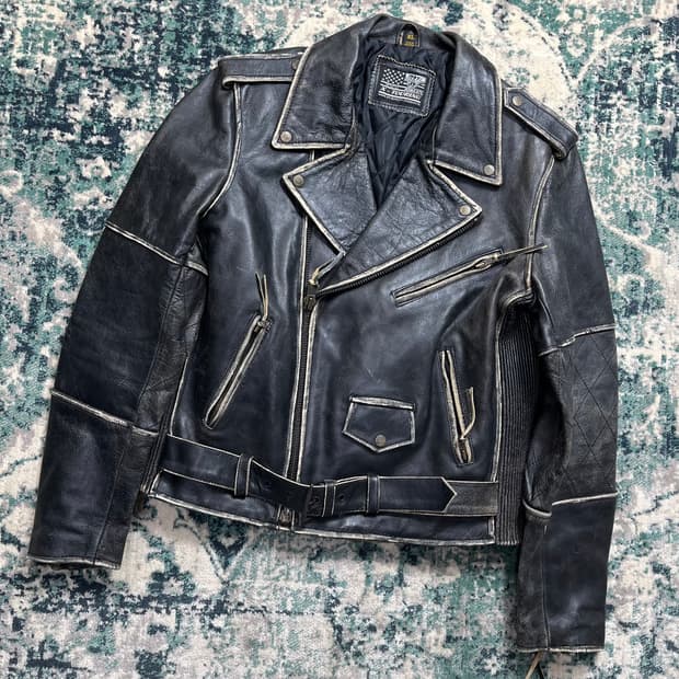 X touring usa 미제 커프스 단추 라이더 자켓(XL)