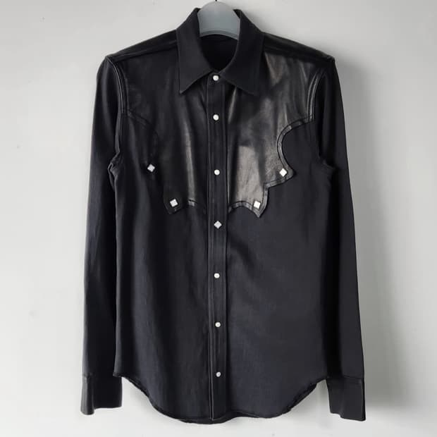 사스콰치 패브릭스 웨스턴 레더 셔츠 