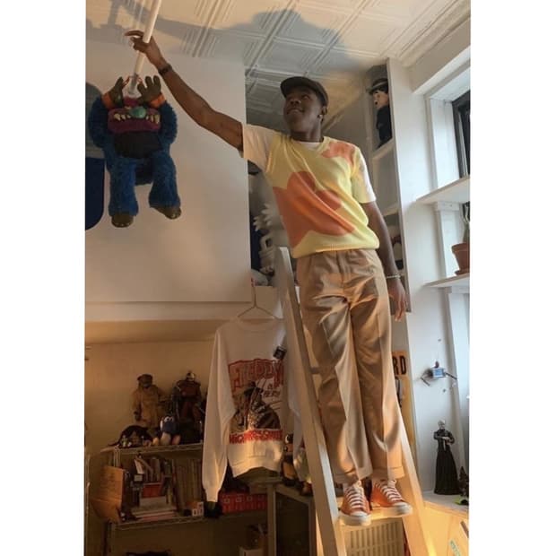 골프 르 플레르 플라워 니트 베스트